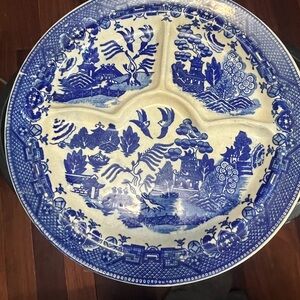 Vintage 1940’s Divided plates (3)